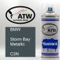 Preview: BMW, Storm Bay Metallic, C3N: 400ml Sprühdose, von ATW Autoteile West.